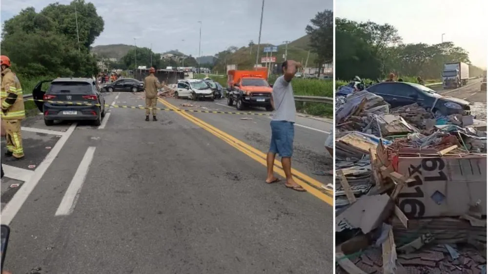Acidente deixa 5 mortos e 7 feridos em rodovia no Rio de Janeiro