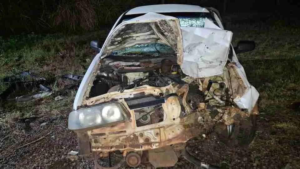 Motociclista fica gravemente ferido ao bater contra carro na PRC-272, em Francisco Alves