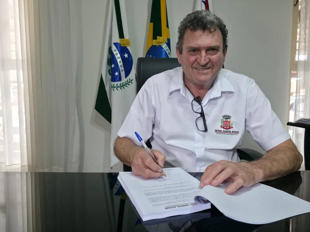 Prefeitura de Nova Santa Rosa encaminha Projeto de Lei Orçamentária de 2027 ao Legislativo