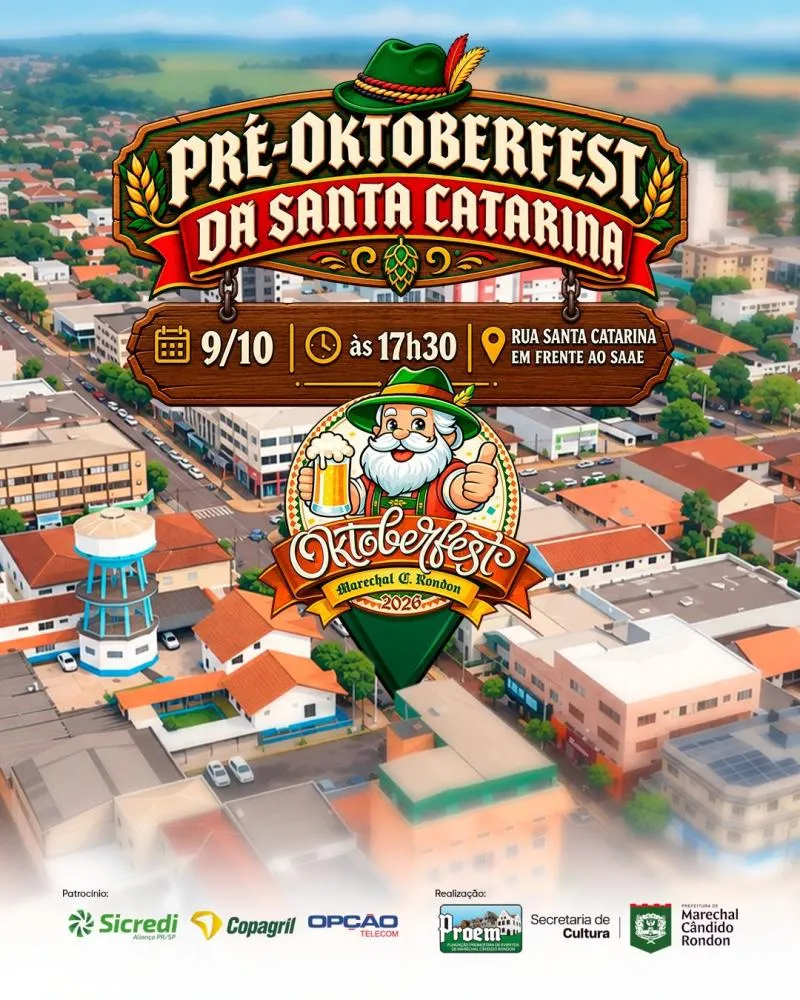 Pré-Oktoberfest movimenta a rua Santa Catarina nesta sexta-feira (09)