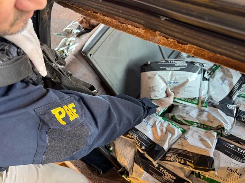 PRF apreende mais de 300 quilos de agrot&oacute;xicos contrabandeados em Gua&iacute;ra