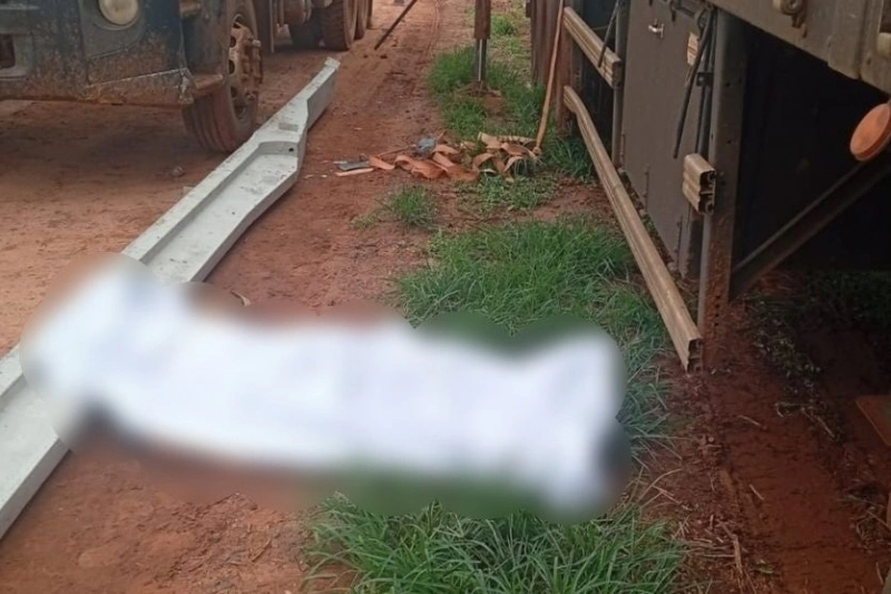 Trabalhador morre ap&oacute;s ser atingido por vigas de concreto em Francisco Alves