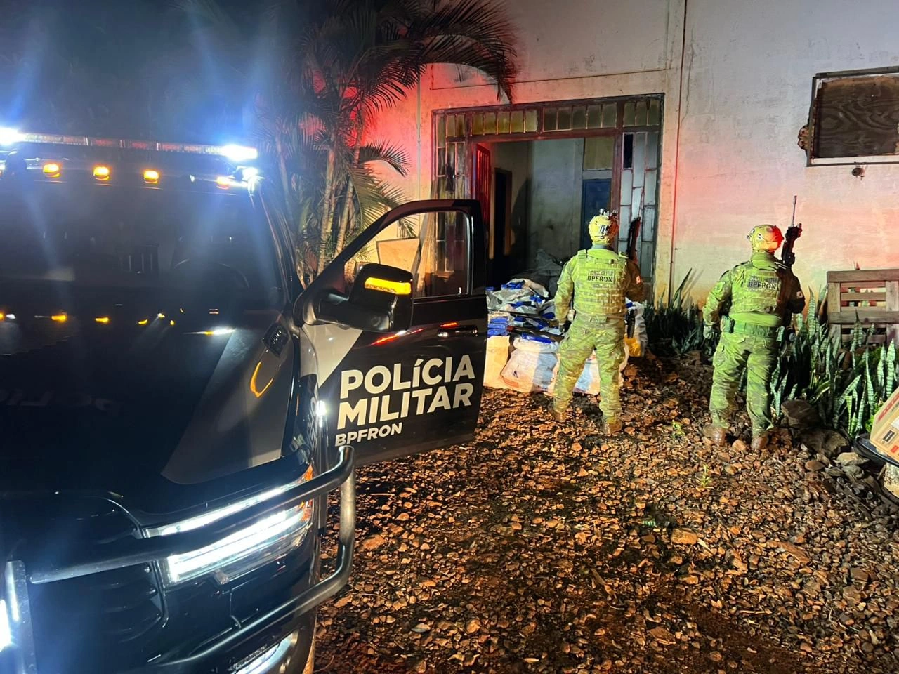 Grande apreensão em Quatro Pontes causa prejuízo de R$ 1,8 milhão ao crime