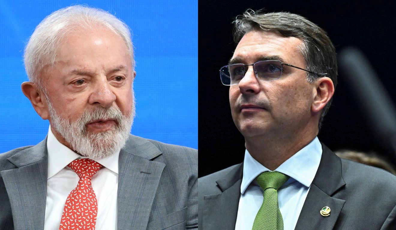 Fl&aacute;vio Bolsonaro sobe e empata tecnicamente com Lula, aponta pesquisa Atlas