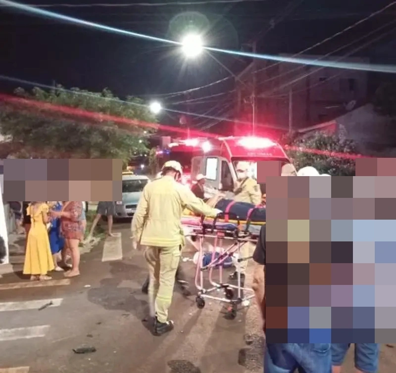 Uma pessoa morre e tr&ecirc;s ficam feridas ap&oacute;s atropelamento em Palotina; condutor de carro &eacute; preso