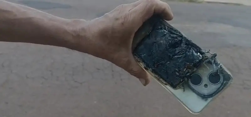 C&atilde;o ataca pedestre e for&ccedil;a da mordida explode celular da v&iacute;tima, que estava no bolso em Cascavel