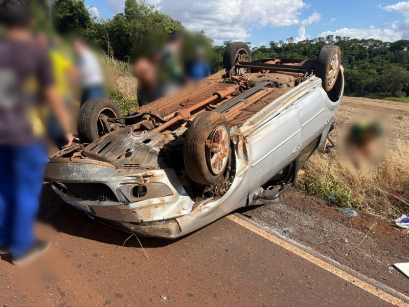 Acidente deixa dois homens gravemente feridos em Mercedes