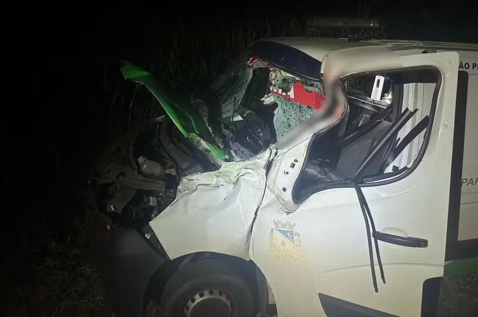 Motorista de ambul&acirc;ncia morre atingindo por novilha 'lan&ccedil;ada' contra ele ap&oacute;s ser atropelada por carro, no Paran&aacute;