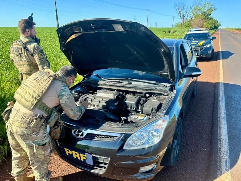 PRF recupera em Ubirat&atilde; ve&iacute;culo roubado em Campinas