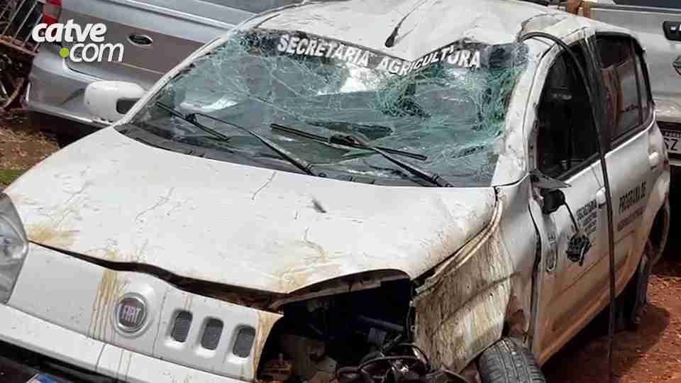 Jovem &eacute; preso com carro furtado da Prefeitura de Vera Cruz do Oeste