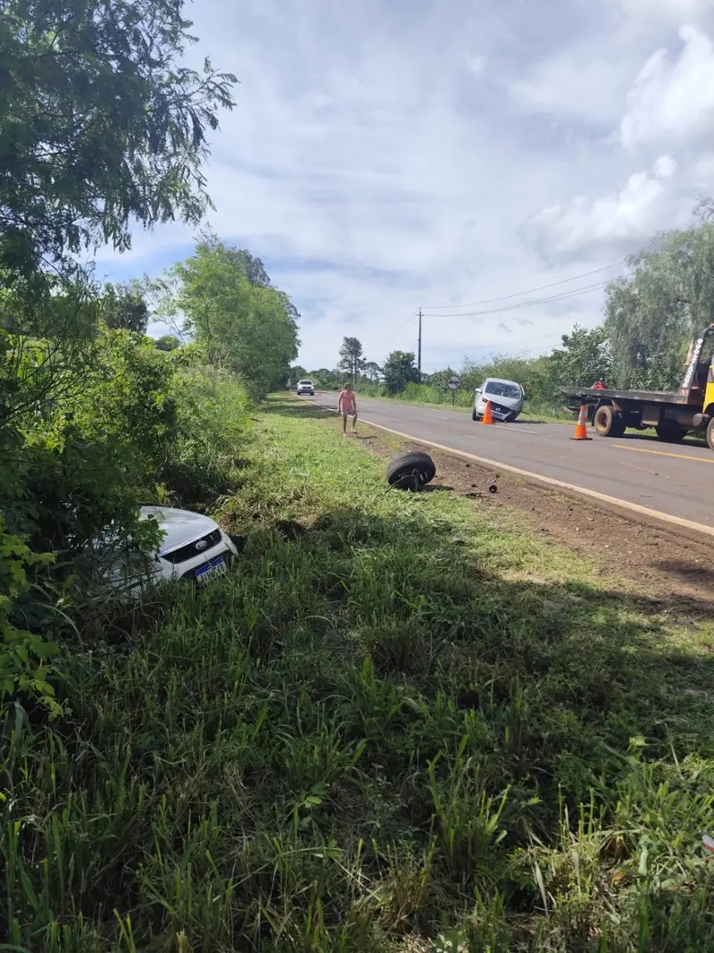 Acidente na PR-495 deixa um homem ferido em Medianeira