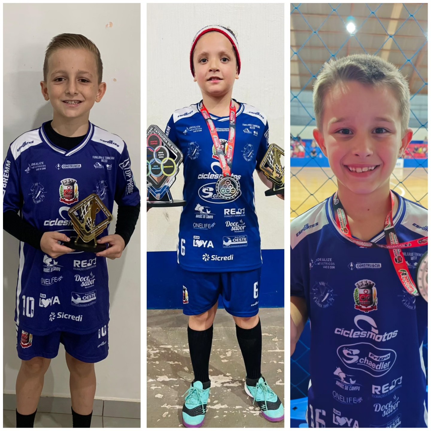 Tr&ecirc;s representantes de Nova Santa Rosa competir&atilde;o na Copa Mundo do Futsal