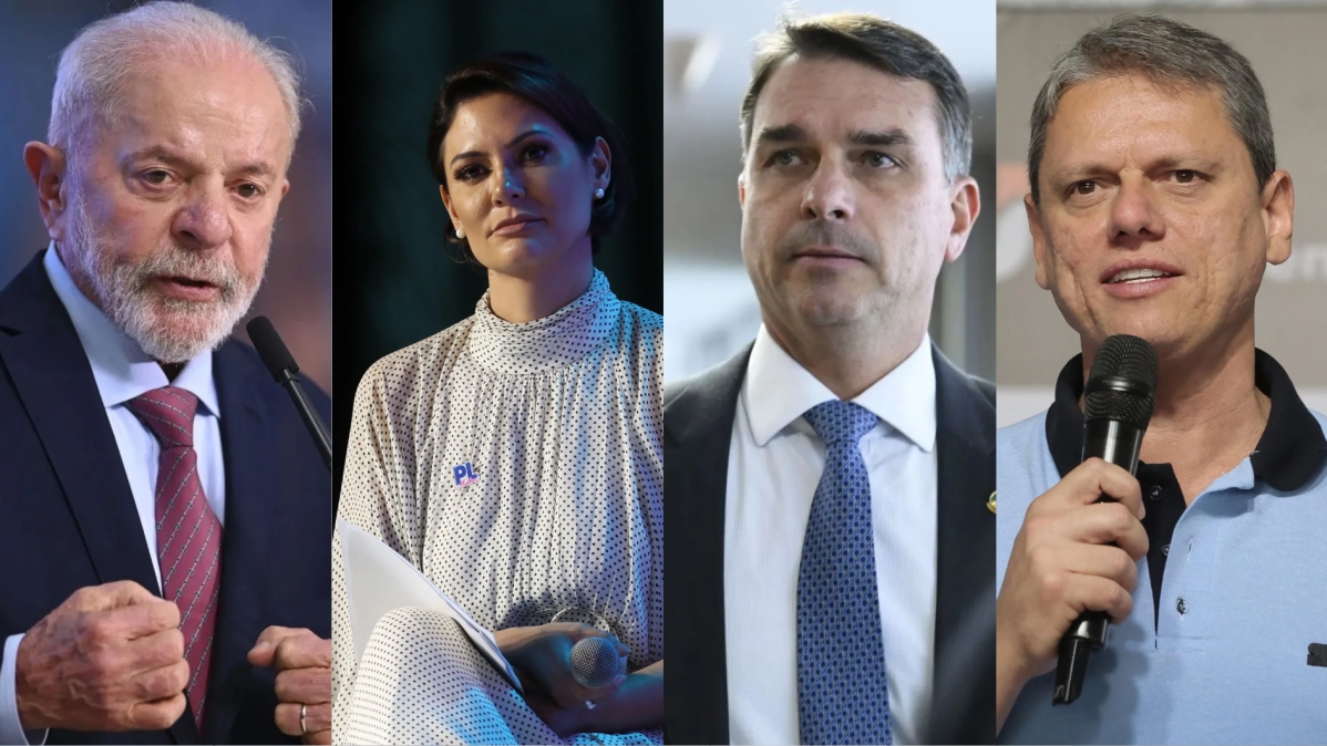Apex/Futura: Lula empata com Tarc&iacute;sio e Michelle e vence Fl&aacute;vio em 1&ordm; turno
