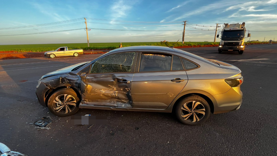 Batida deixa duas mulheres feridas na PR-182 em Palotina