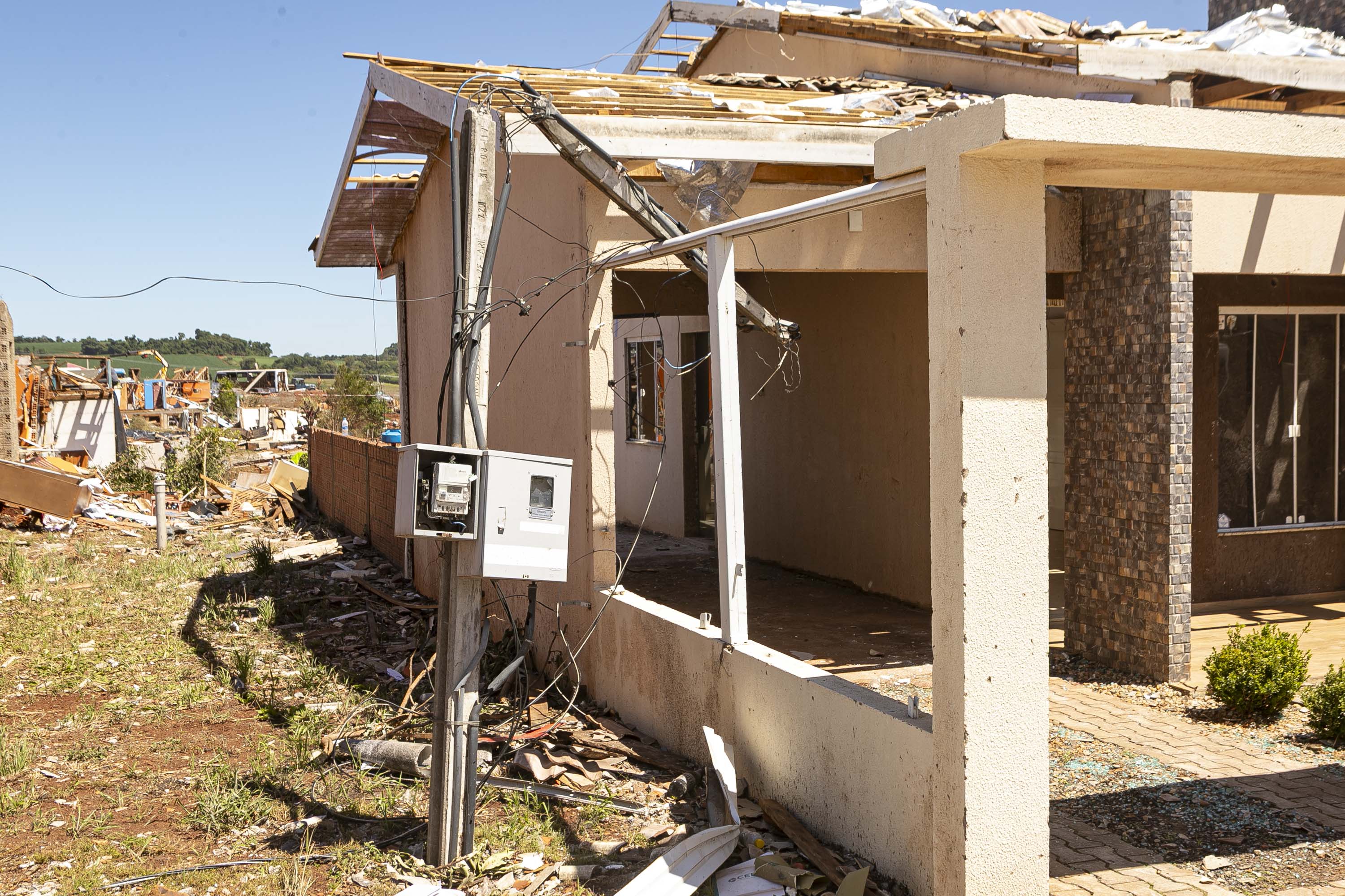 Copel vai custear a reconstru&ccedil;&atilde;o das liga&ccedil;&otilde;es de energia dos im&oacute;veis de Rio Bonito do Igua&ccedil;u