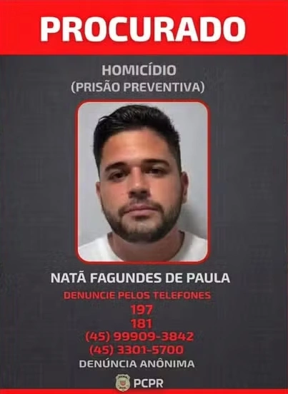 Pol&iacute;cia procura por suspeito de matar pai e filho a tiros em loja de carros em Cascavel