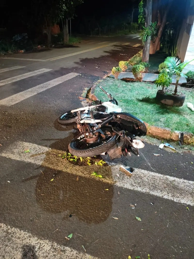 Motociclista morre em acidente ap&oacute;s fugir de fiscaliza&ccedil;&atilde;o de tr&acirc;nsito em Palotina