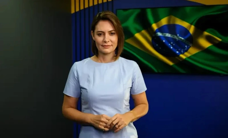 Em v&iacute;deo para conven&ccedil;&atilde;o, Michelle declara apoio a campanha de Fl&aacute;vio