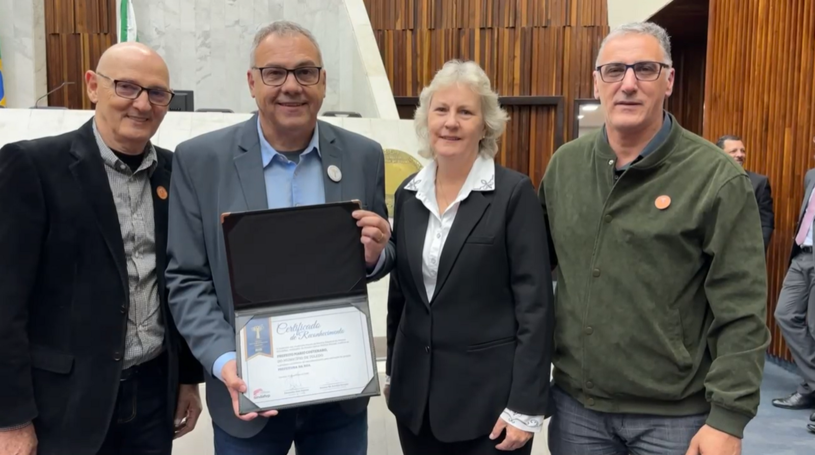 Toledo é reconhecida na entrega do 13º Prêmio Gestor Público Paraná