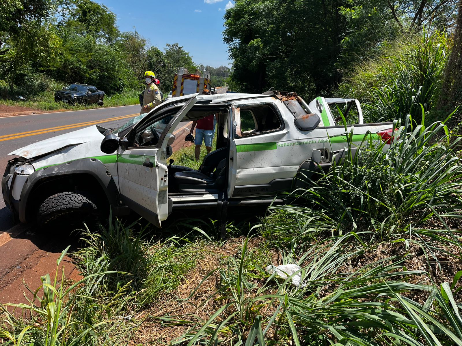 Acidente deixa dois feridos na PR-182, em Palotina