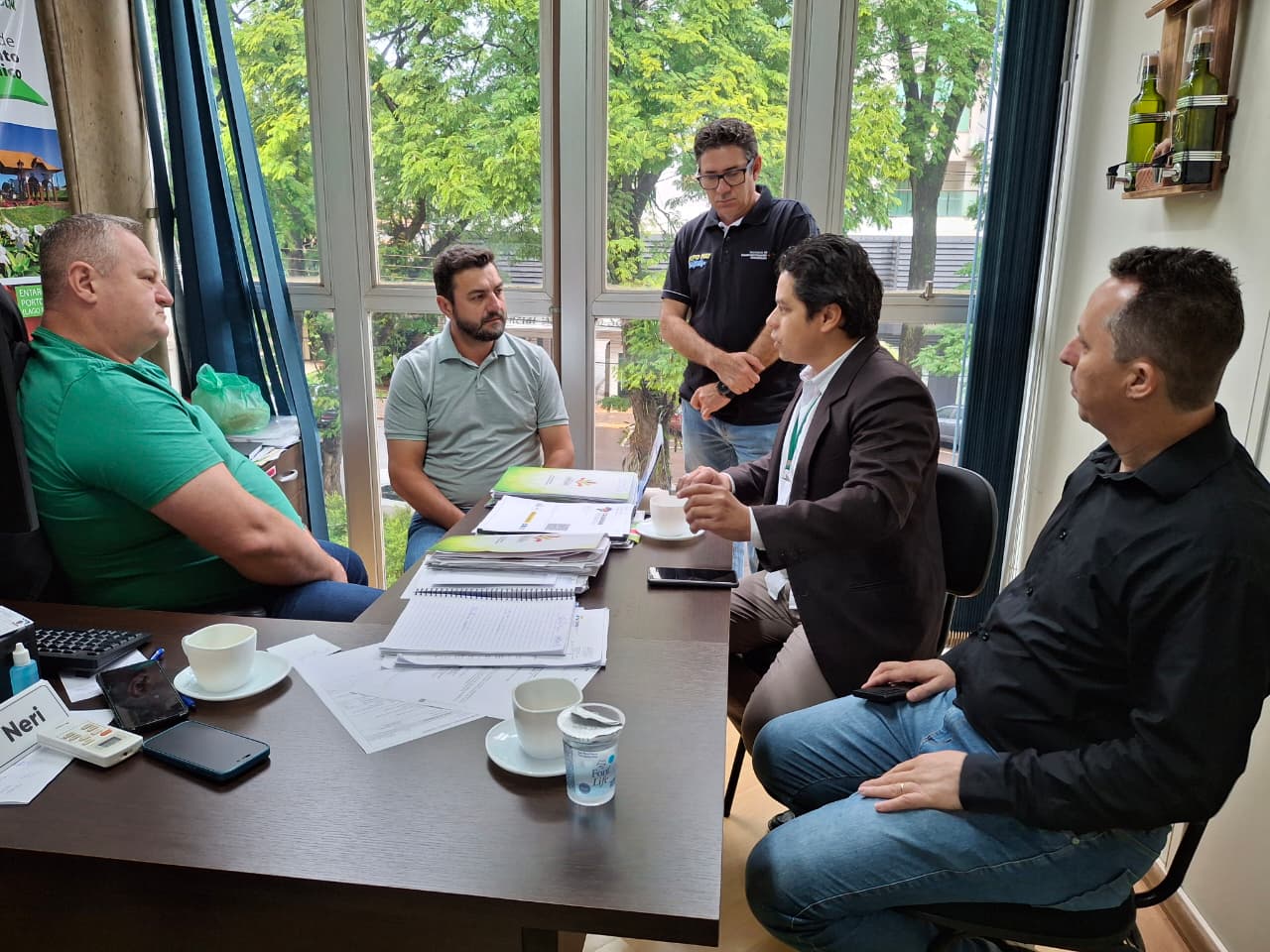 Reunião na prefeitura com representantes da Secretaria de Estado do Turismo trata de investimentos em Marechal Rondon