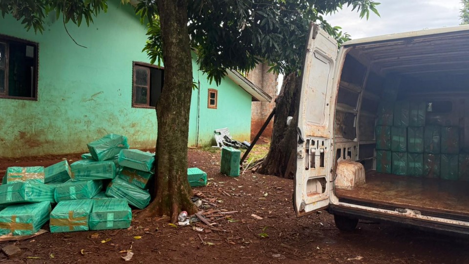 Forças de segurança descobrem chácara utilizada como depósito de ilícitos em Itaipulândia