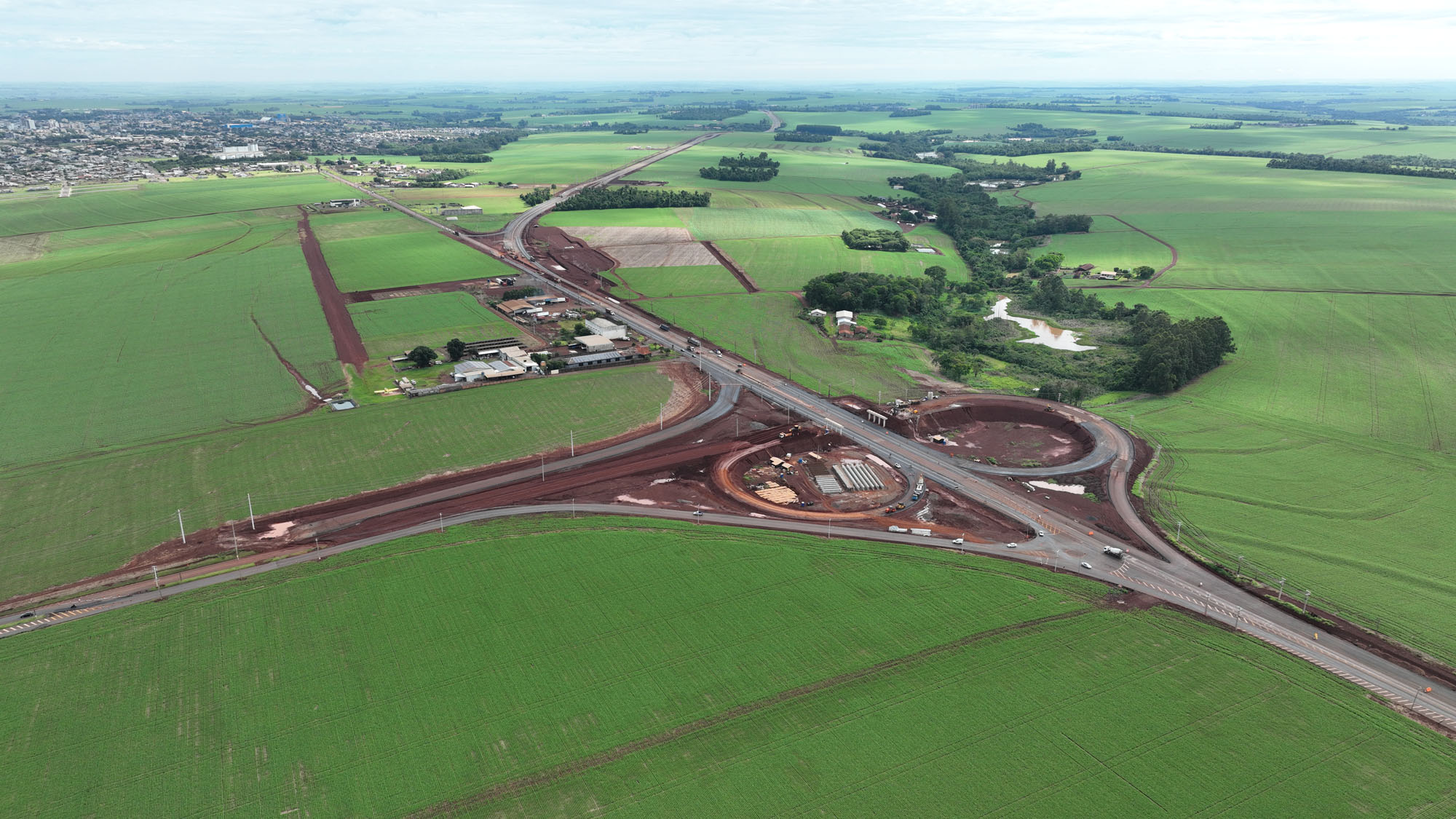 Obras de contorno viário de Palotina avançam a 81%
