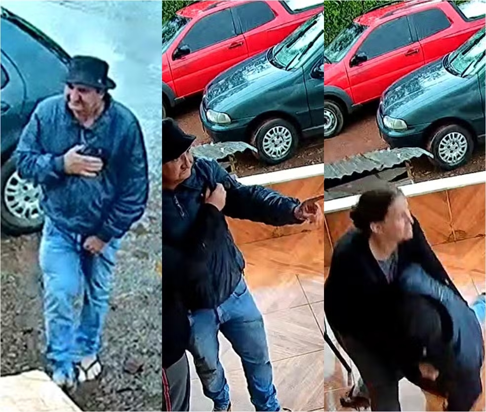 Homem é atingido no peito por tiro, caminha até a esposa e aponta para o autor antes de morrer em SC