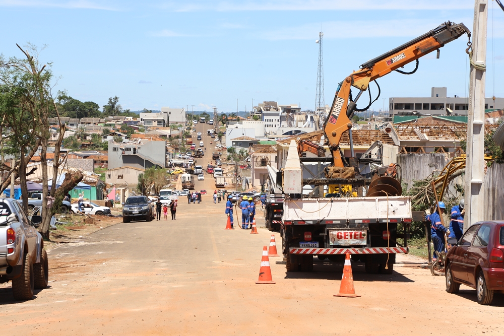 Copel e Sanepar avançam na reconstrução dos serviços essenciais em Rio Bonito do Iguaçu