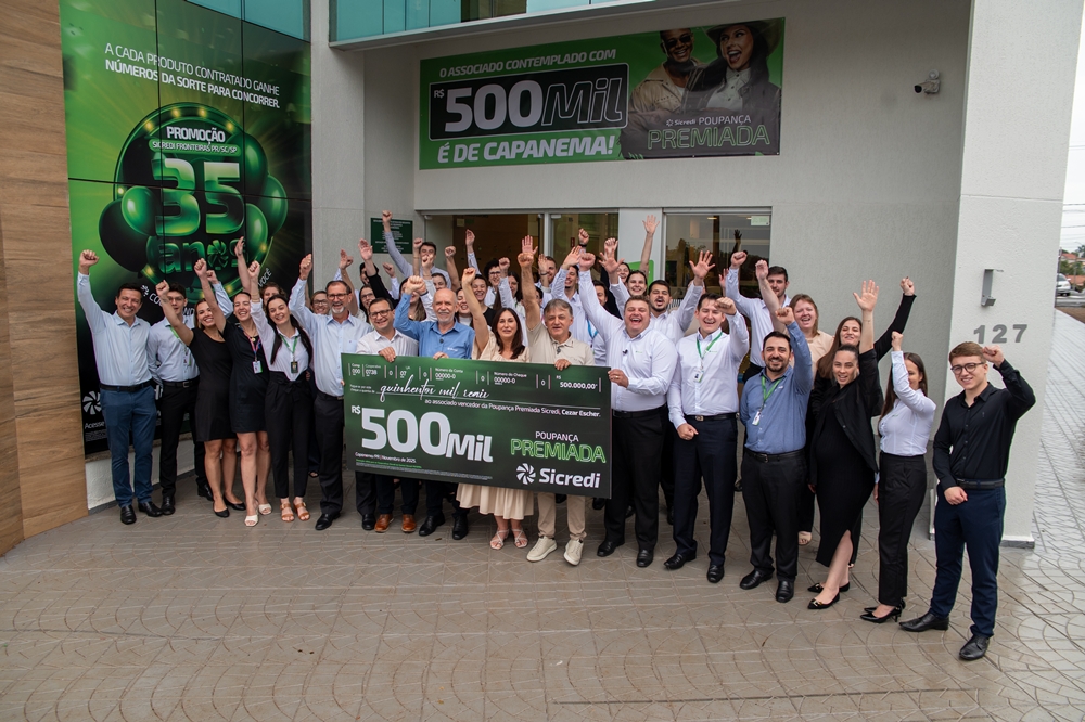 Sicredi: Agricultor de Capanema realiza sonho e leva prêmio de meio milhão de reais