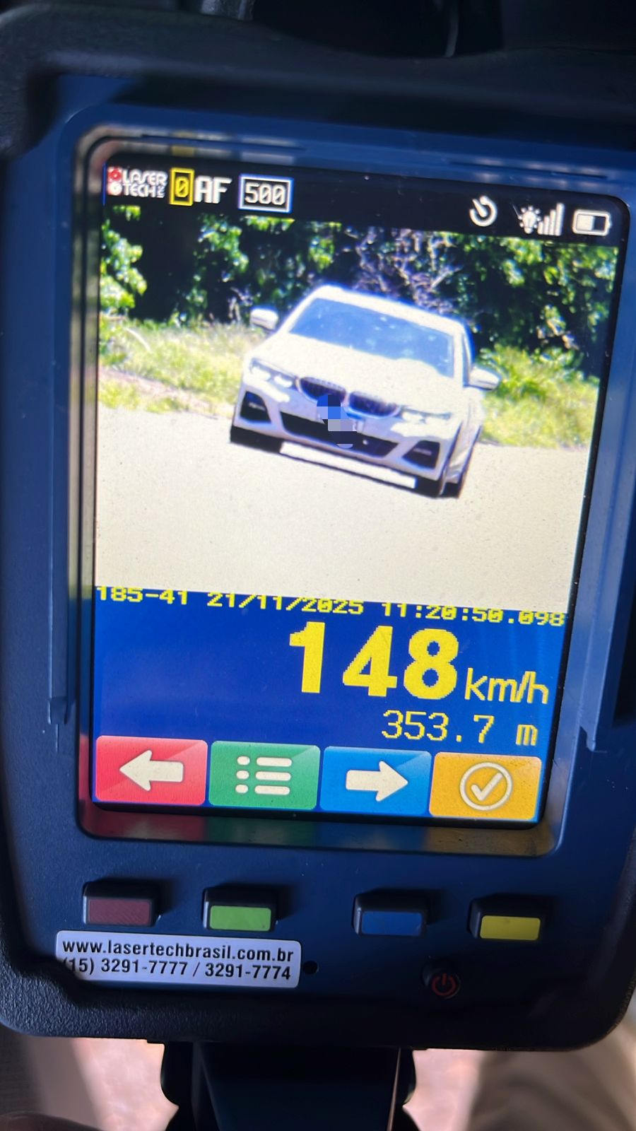 BPRv flagra 238 motoristas acima da velocidade na PR-364 durante Operação Radar