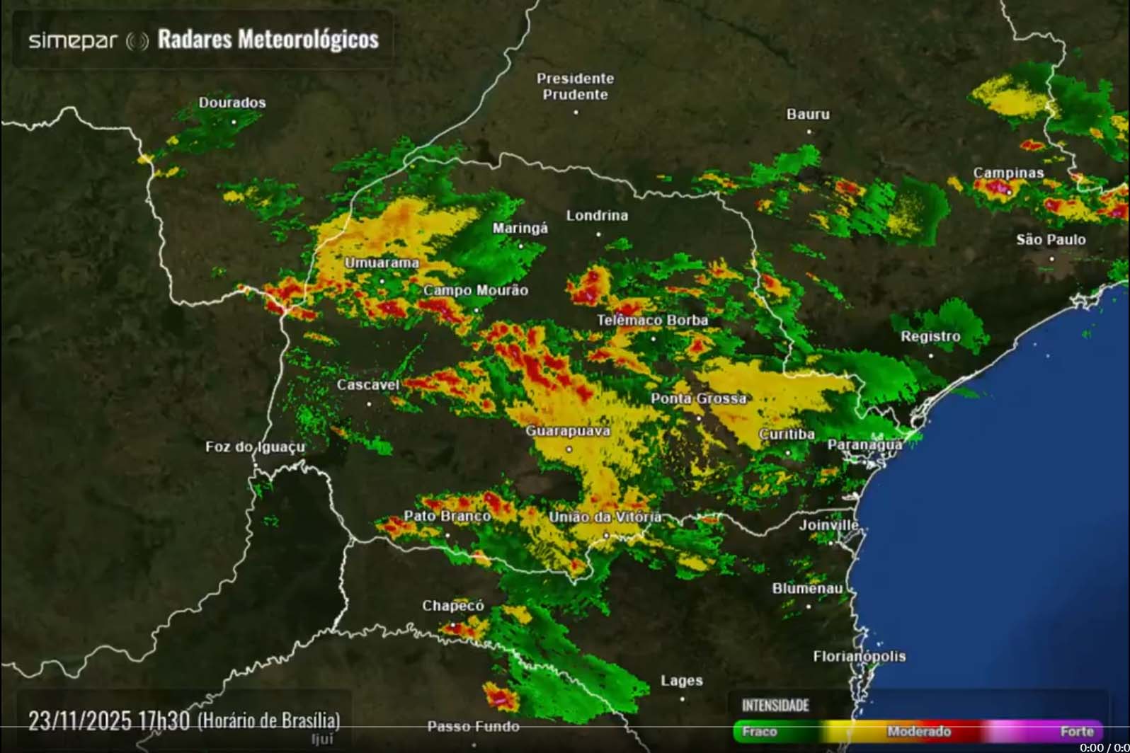 Chuvas do fim de semana levaram 32 estações a atingirem a média histórica do mês