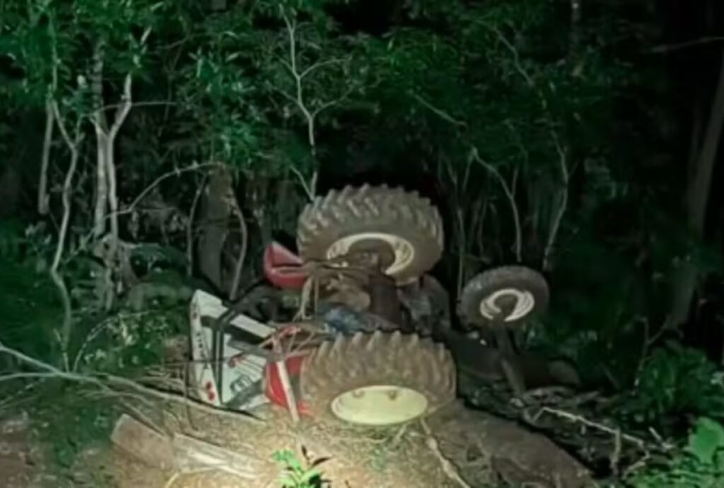 Filho encontra pai morto ao lado de trator no Paraná