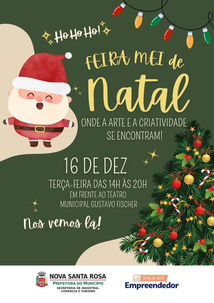 Feira MEI de Natal 2025 acontece nesta terça-feira (16) na Praça da Bíblia