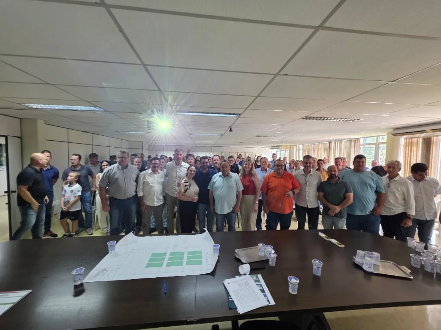 Deputado Hussein Bakri participa de coletiva de imprensa em Marechal Cândido Rondon