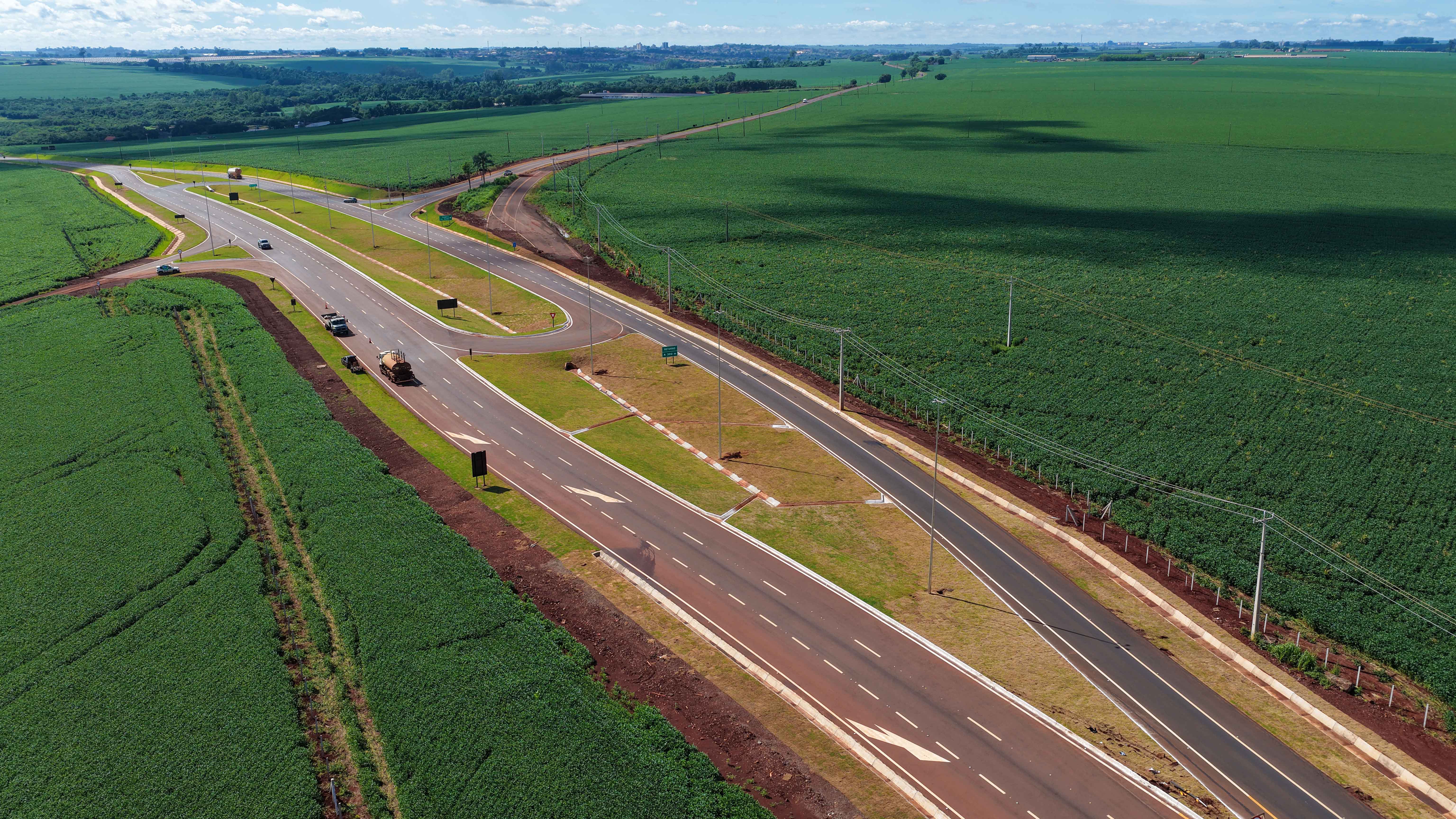 Contorno viário de Palotina  fecha com execução em 87%