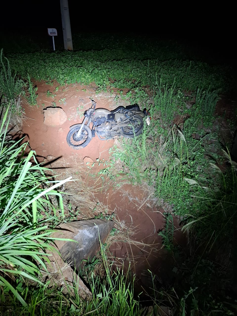 Motociclista morre após sinistro na PR-488, em Diamante do Oeste