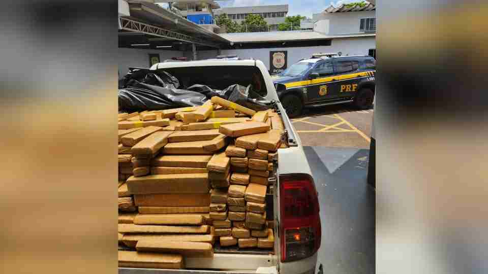 Casal é preso com mais de 1 tonelada de maconha em Campo Mourão