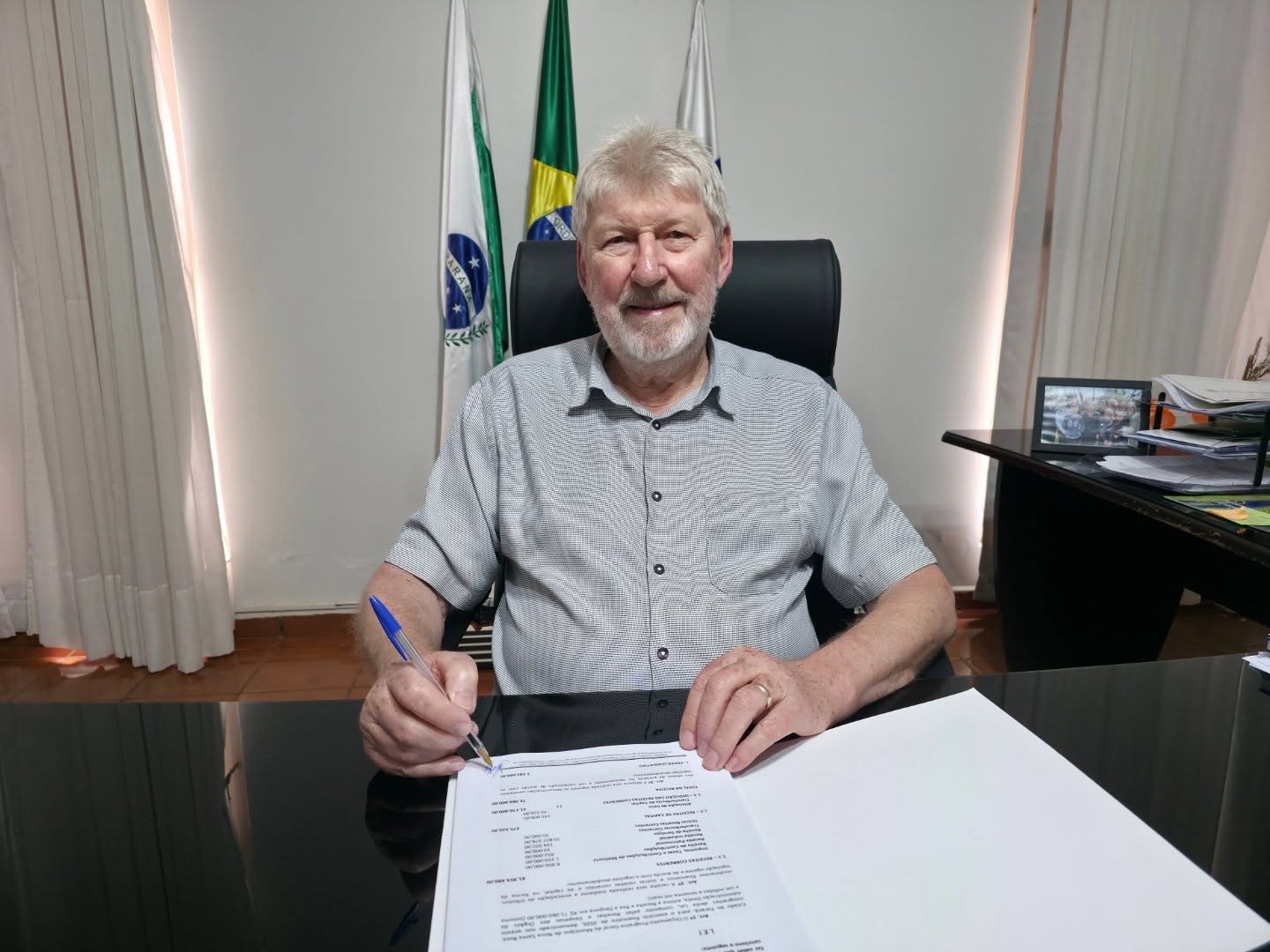 Prefeito Lari Hitz sanciona a Lei Orçamentária Anual (LOA) 2026