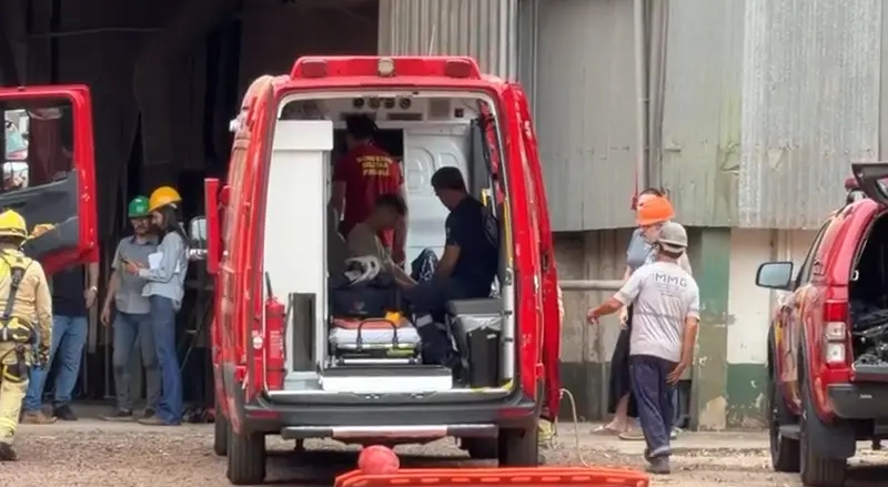 Trabalhador é resgatado após soterramento em empresa agrícola em Cascavel