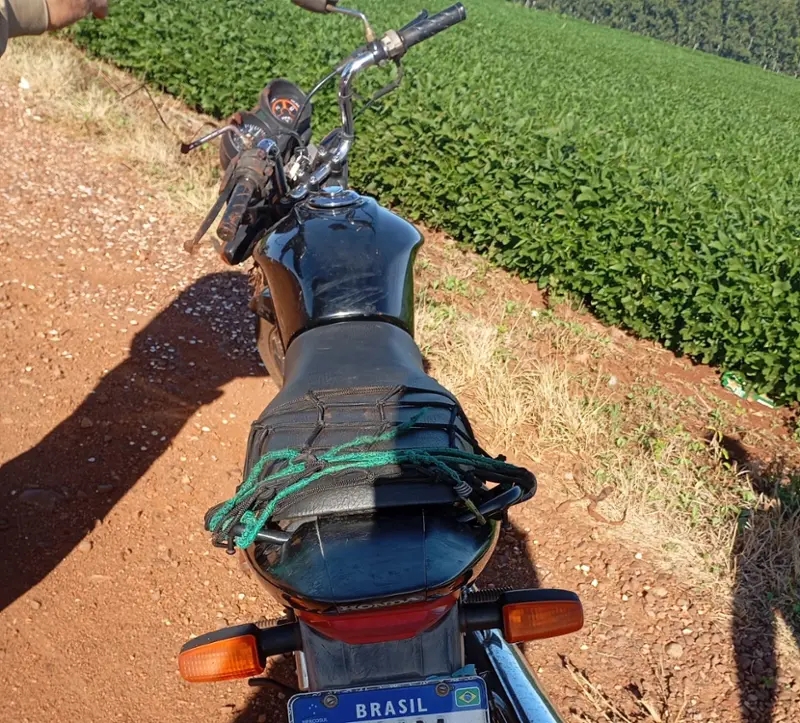 Idoso de 67 anos é hospitalizado após queda de moto na PR-239, em Assis Chateaubriand