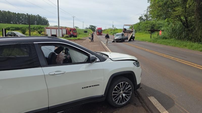 Grave acidente deixa três feridos na BR-163 entre Marechal Rondon e Mercedes