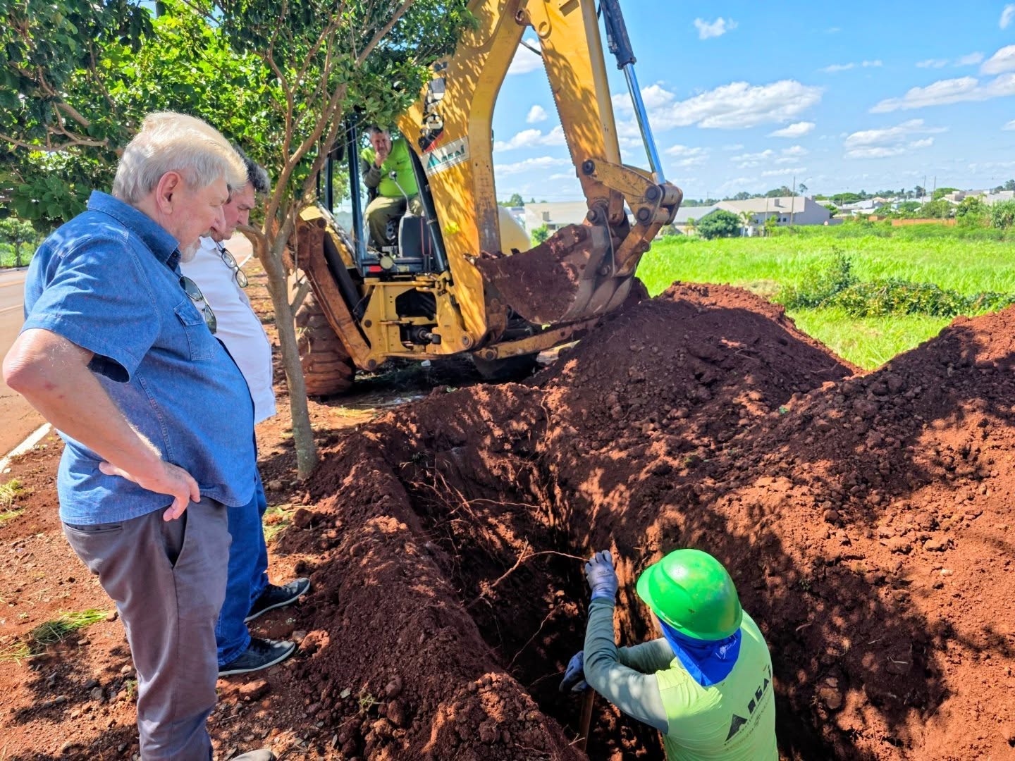 Sanepar inicia obras para solucionar falta de água nos bairros Berlim e Recanto Feliz