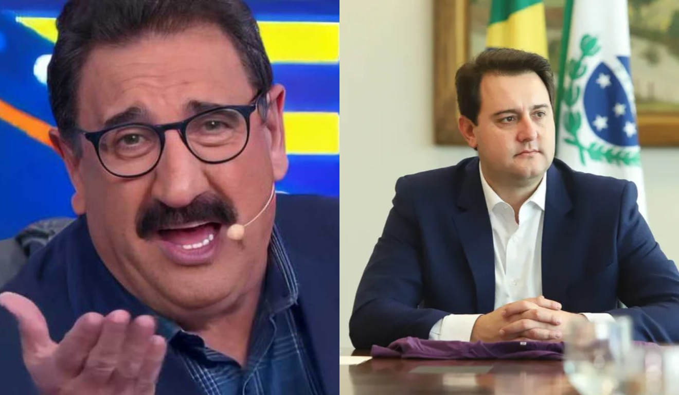 Apresentador Ratinho vira 'cabo eleitoral' de Ratinho Junior à Presidência