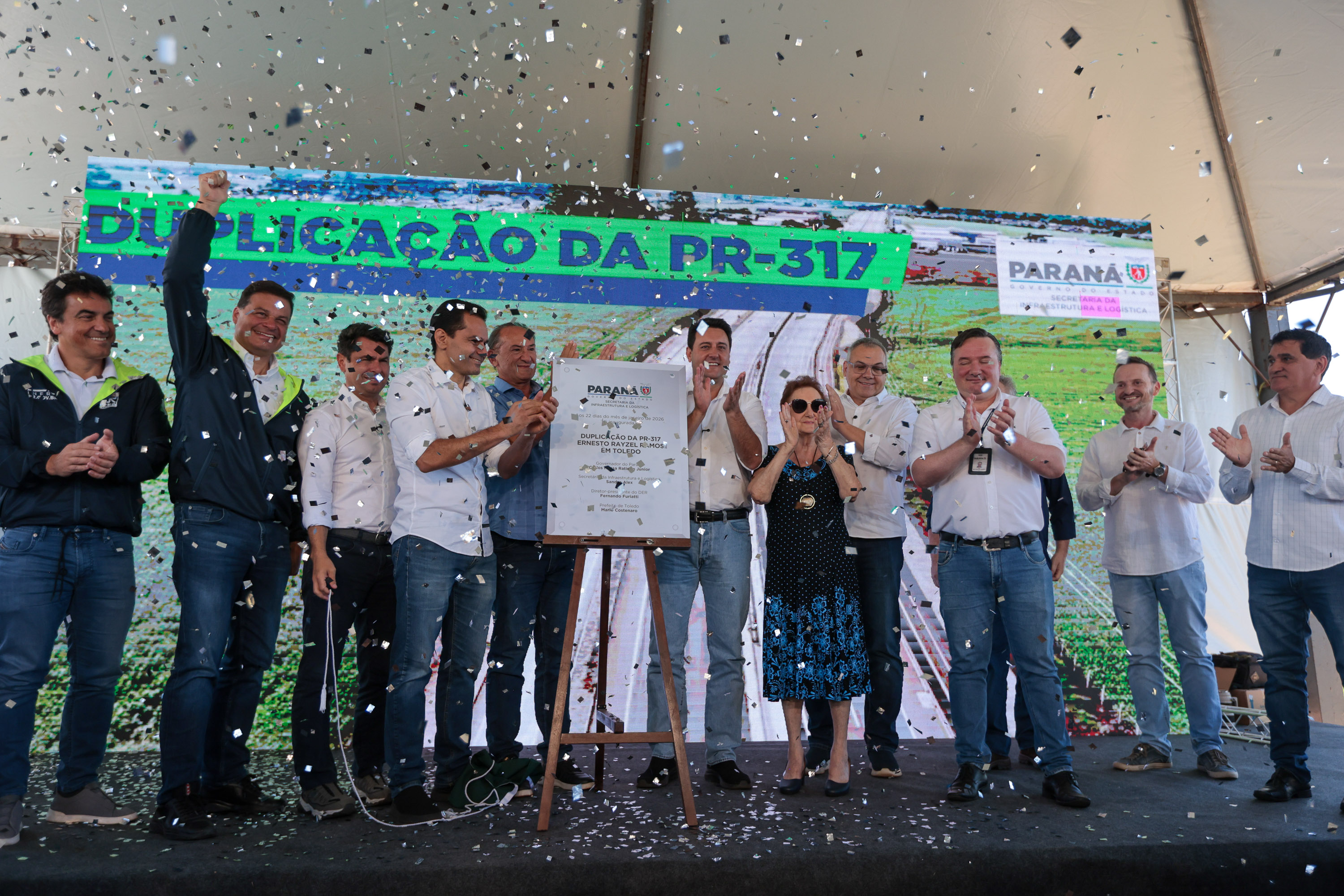 Modernização viária: Ratinho Junior inaugura duplicação da PR-317, em Toledo