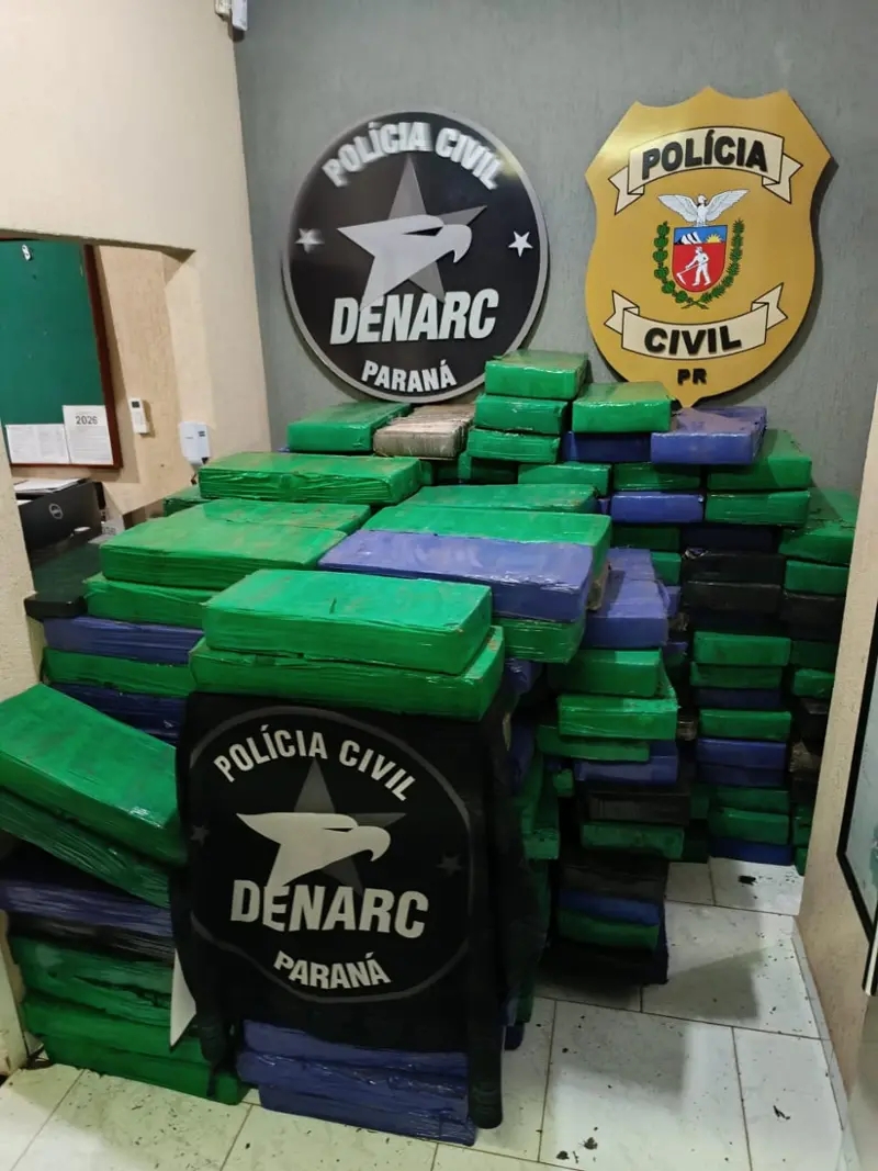 Denarc apreende cerca de 2,5 toneladas de drogas na área rural de Itaipulândia