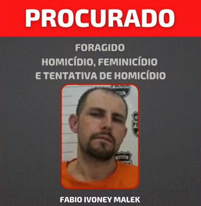 Homem é condenado a 61 anos por incêndio que matou mulher e criança no Paraná; ele está foragido