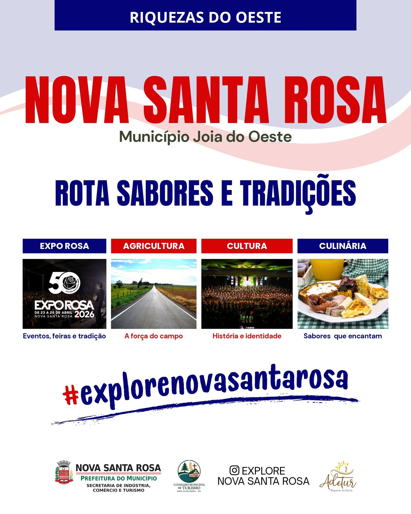 Potencialidades turísticas de Nova Santa Rosa serão expostas no Show Rural Coopavel, em Cascavel