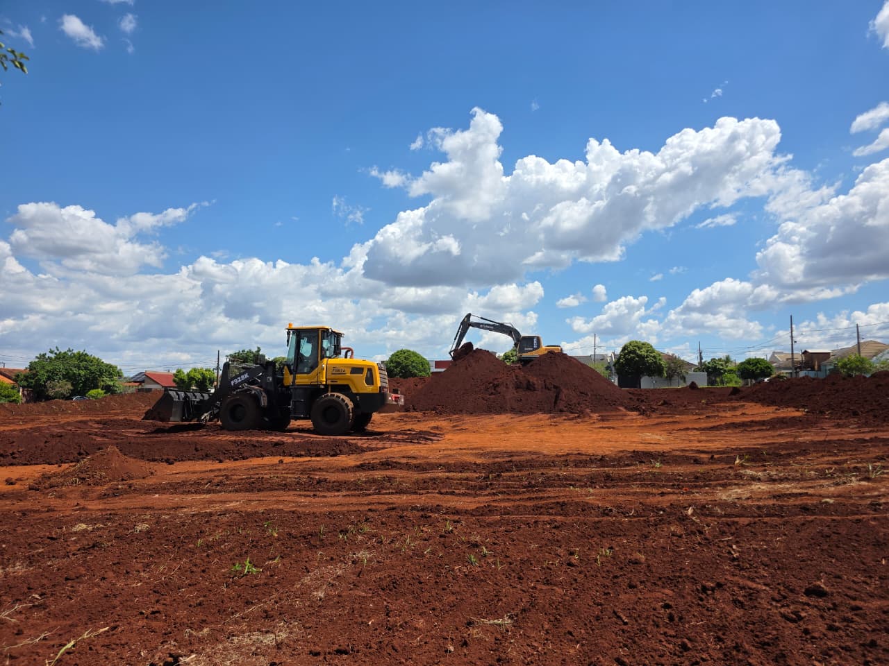 Iniciada a construção do CMEI Professor Leocir Lang no bairro São Lucas, em Marechal Rondon
